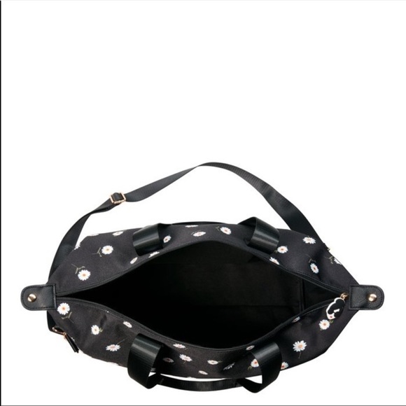 NWT Alice + Olivia Daisy on Black Totes Bag & Hat - Picture 5 of 6